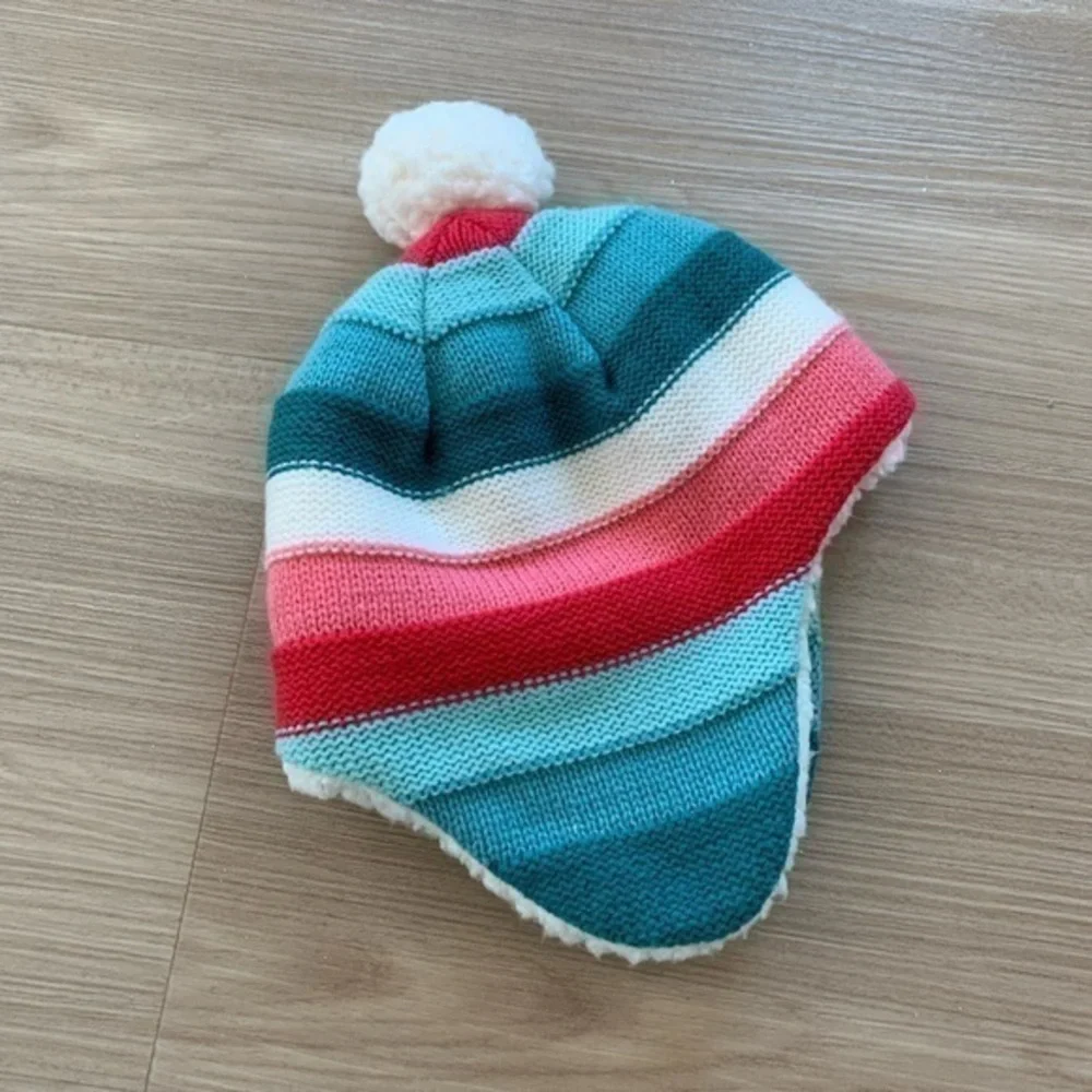 John Lewis Knit Trapper Hat 6-12 months